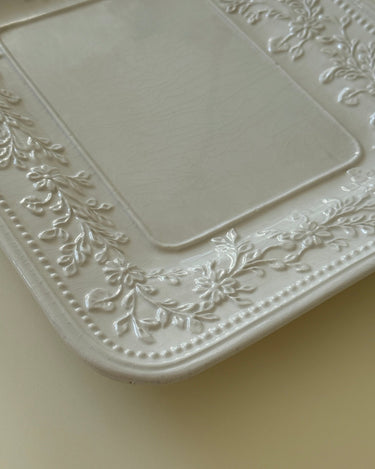 Italian floral platter - NEROLI