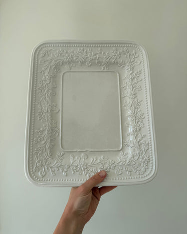 Italian floral platter - NEROLI