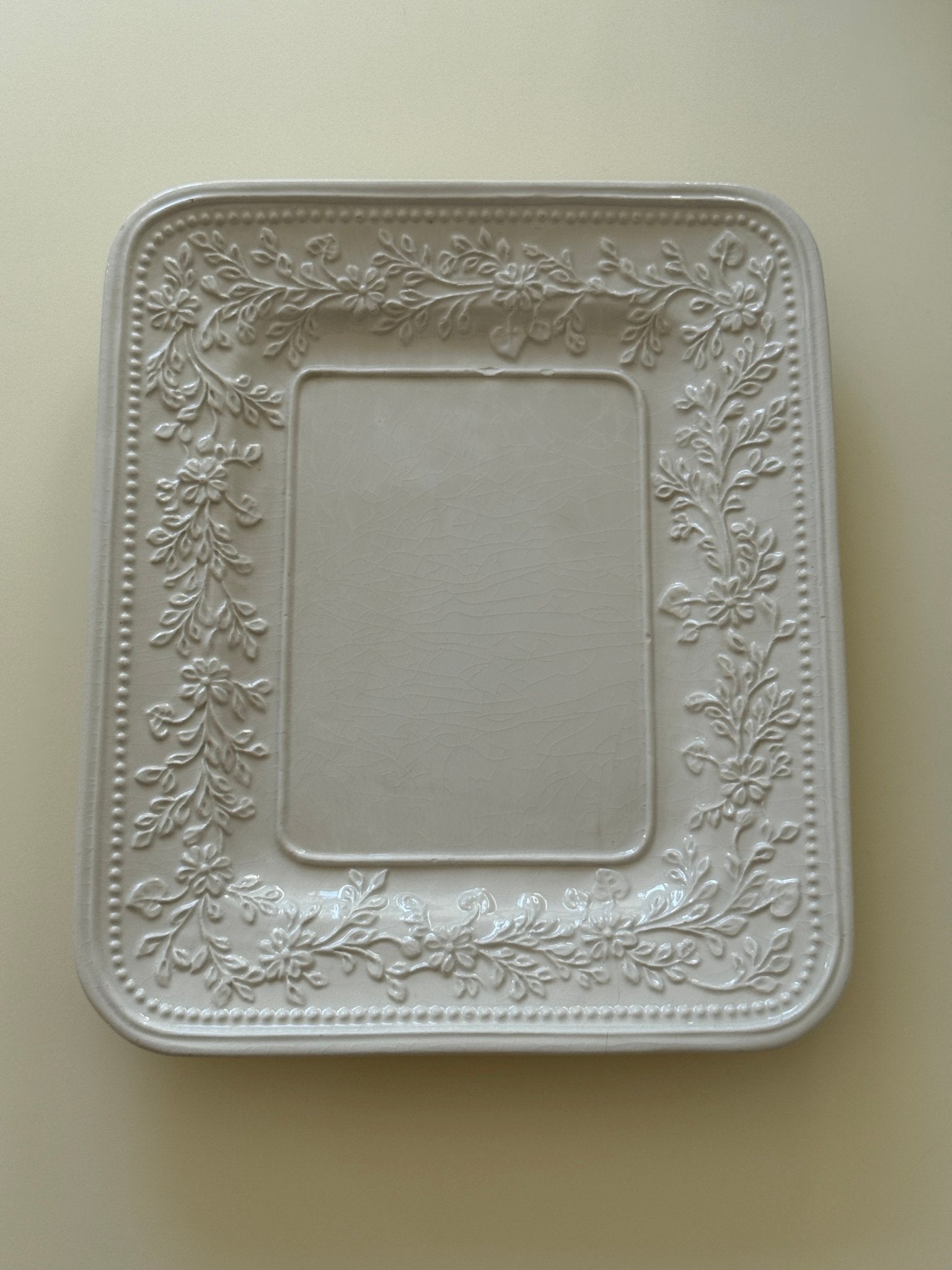 Italian floral platter - NEROLI