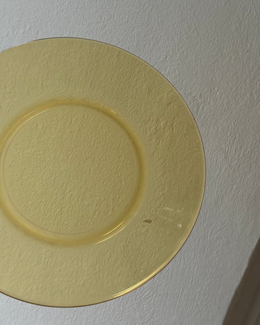 Italian glass plates (4 pcs) - NEROLI
