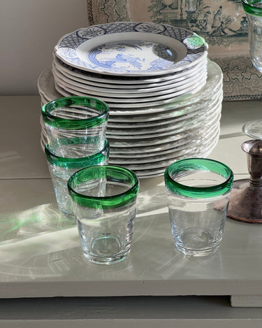 Italian glass tumblers - NEROLI