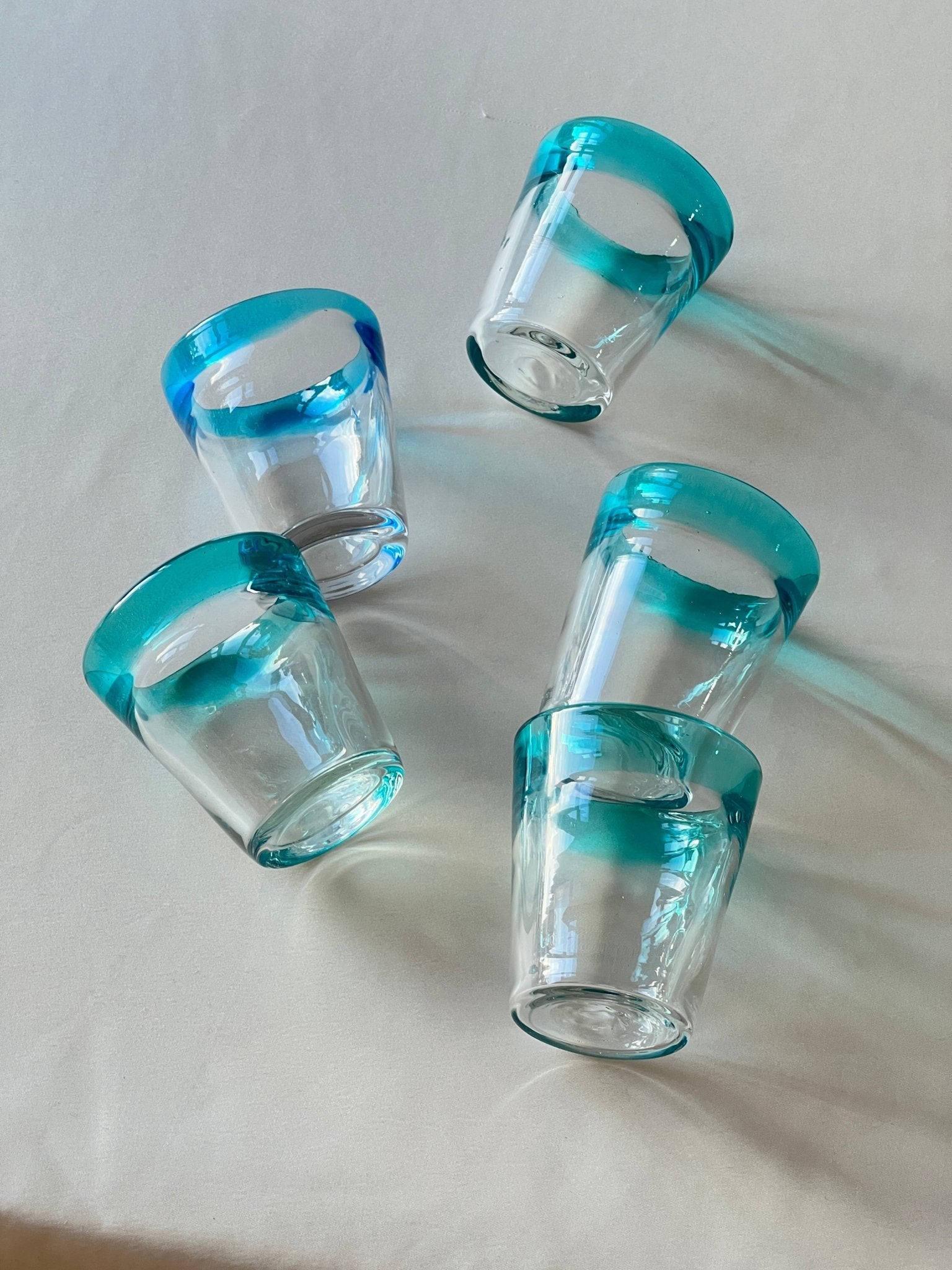 Italian glass tumblers - NEROLI