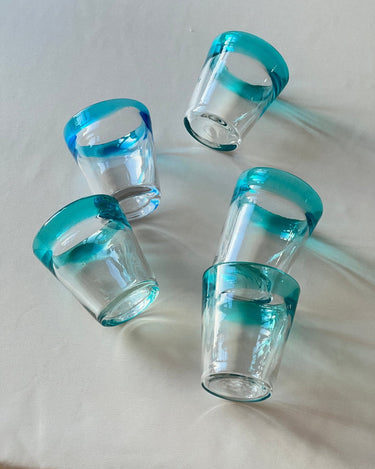 Italian glass tumblers - NEROLI