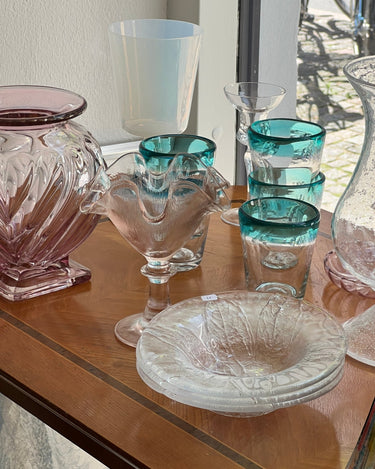 Italian glass tumblers - NEROLI