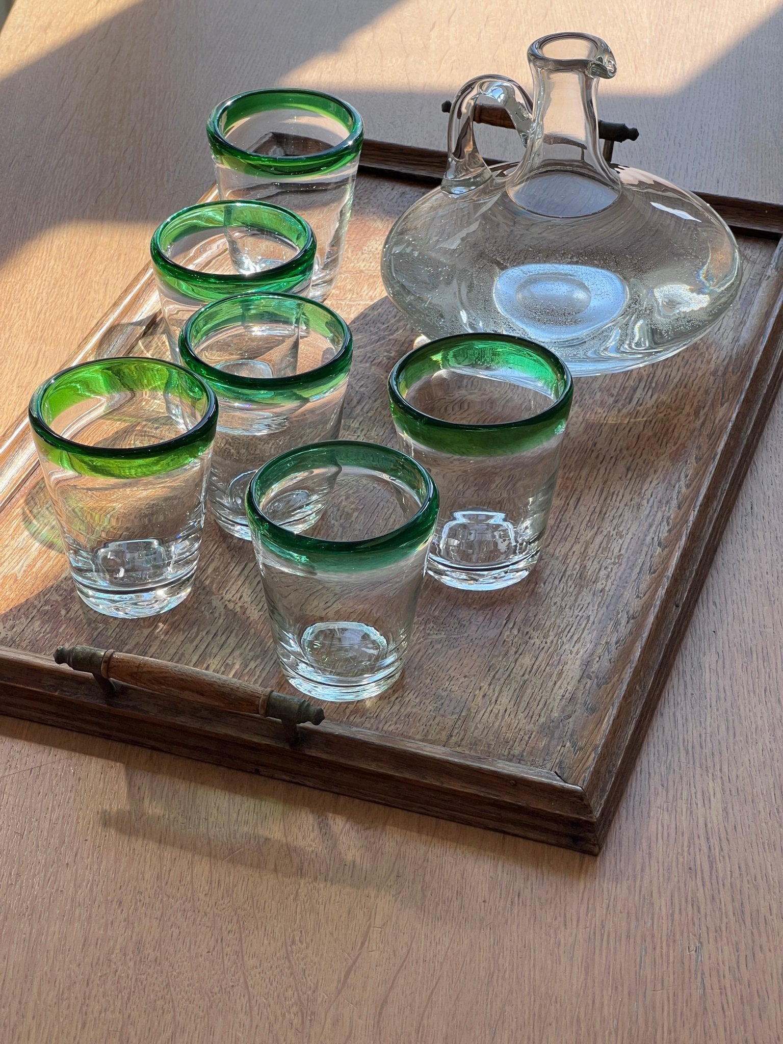 Italian glass tumblers - NEROLI