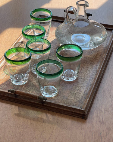 Italian glass tumblers - NEROLI