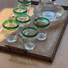 Italian glass tumblers - NEROLI