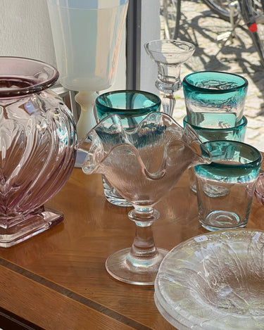 Italian glass tumblers - NEROLI