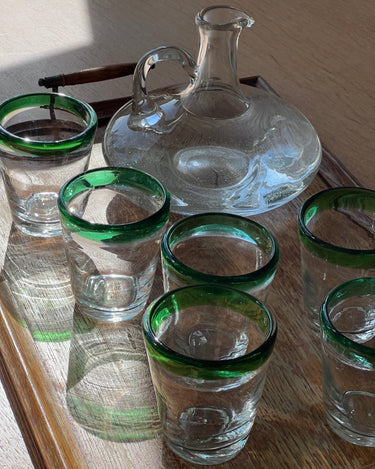 Italian glass tumblers - NEROLI