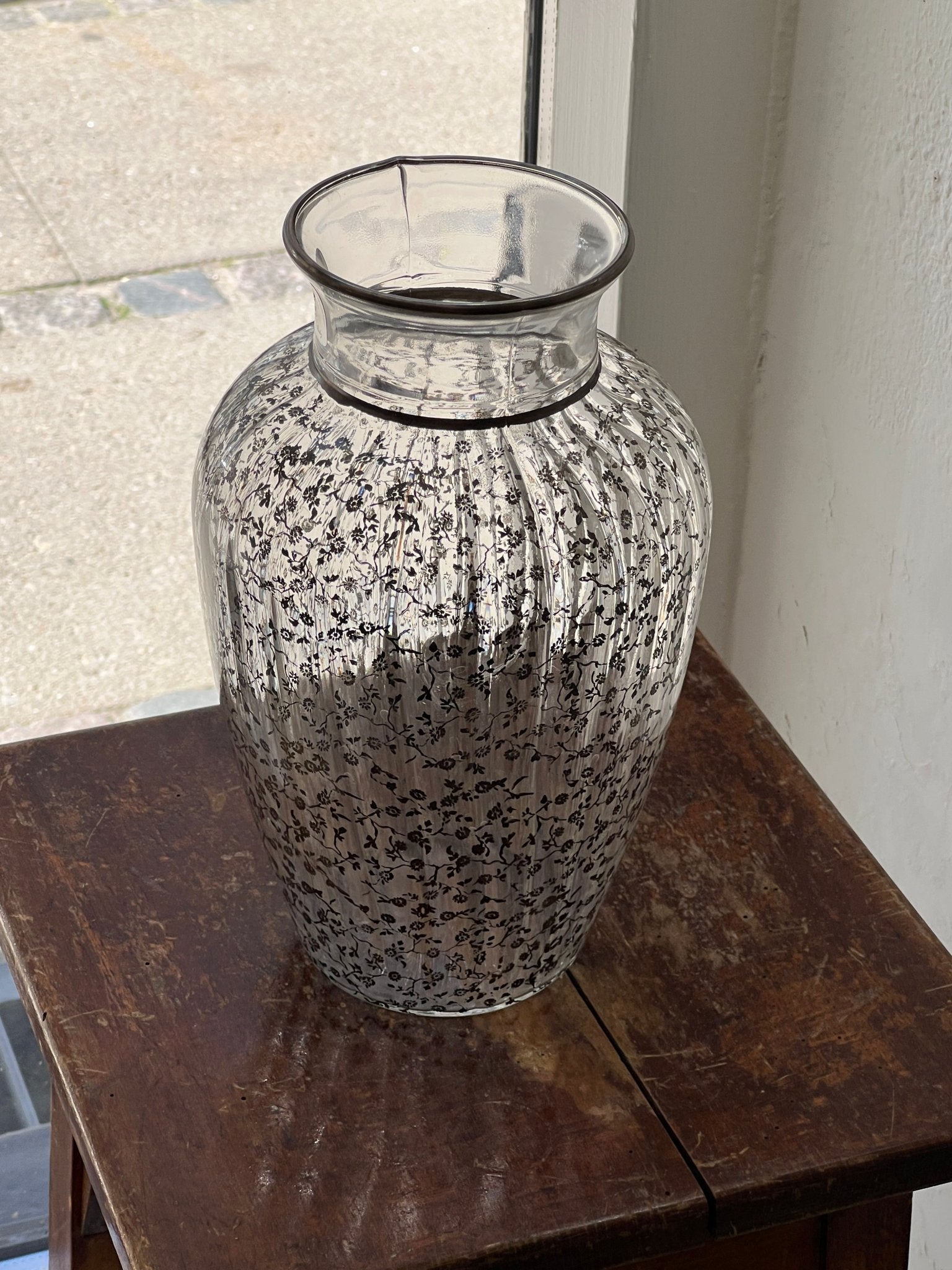 Italian glass vase - NEROLI