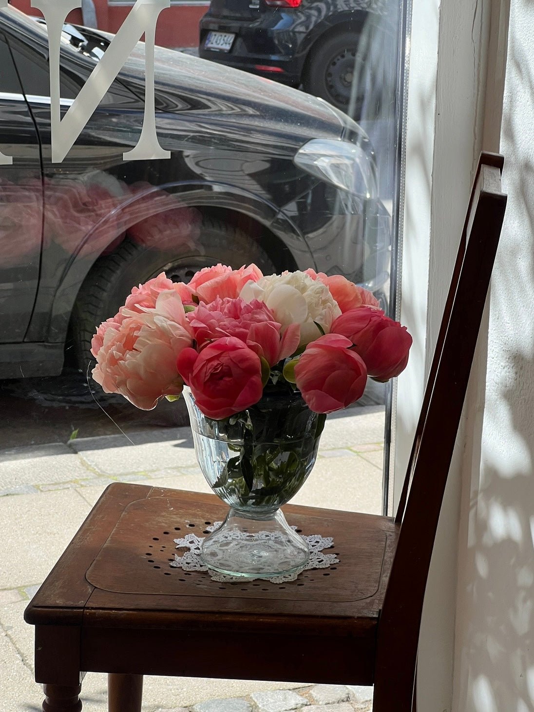 Italian glass vase - NEROLI