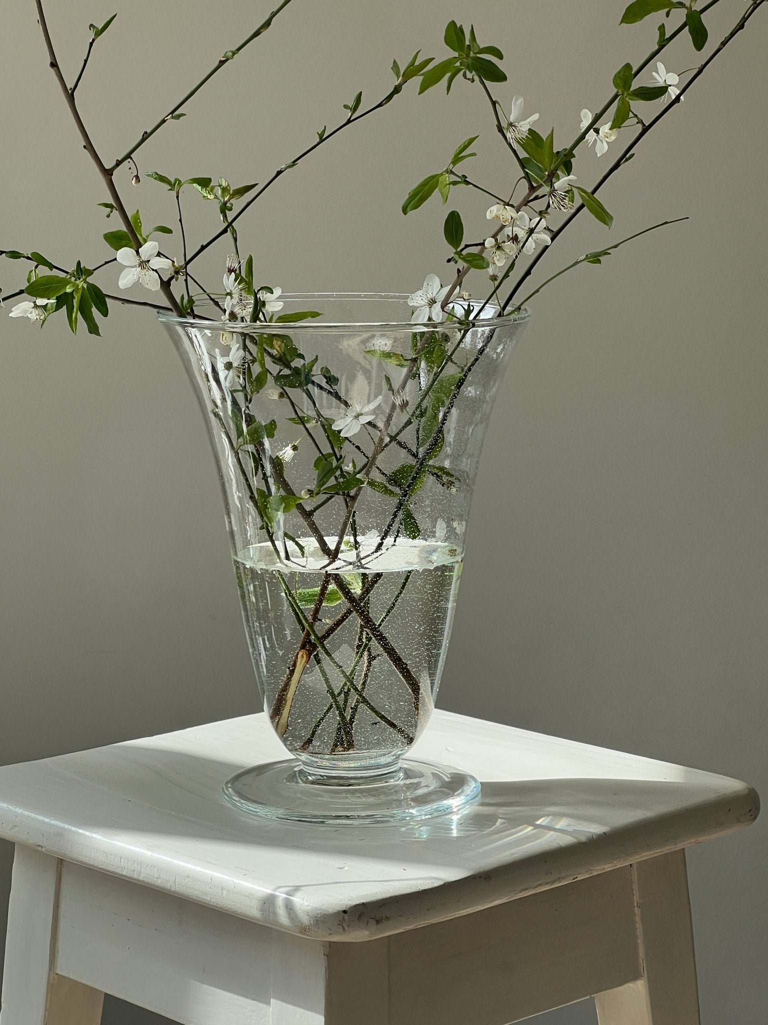 Italian glass vase - NEROLI