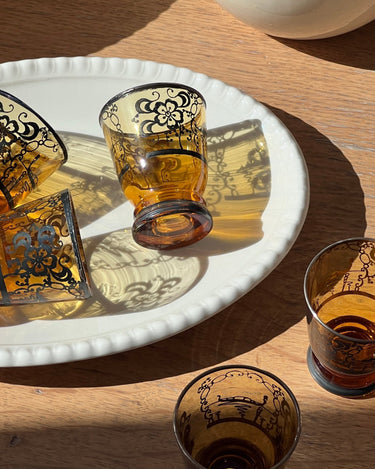 Italian liquer glasses - NEROLI