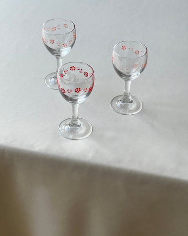 Italian liquer glasses - NEROLI