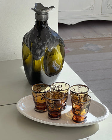 Italian liquer glasses - NEROLI