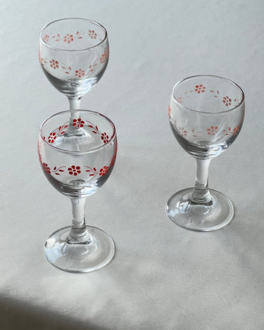Italian liquer glasses - NEROLI