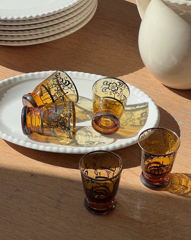 Italian liquer glasses - NEROLI