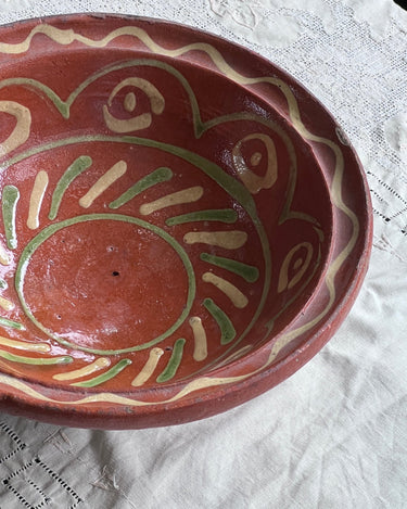 Italian pedestal bowl - NEROLI