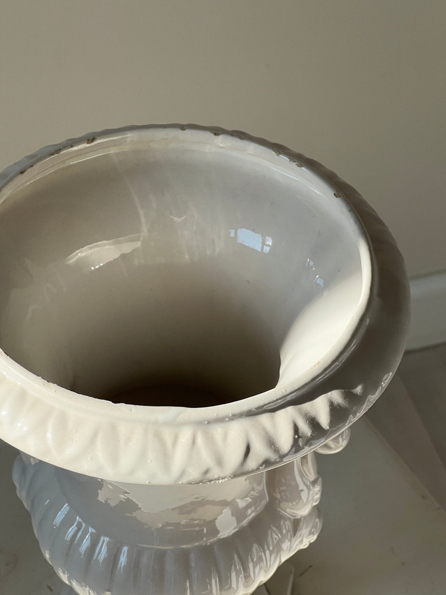 Italian pokal vase - NEROLI