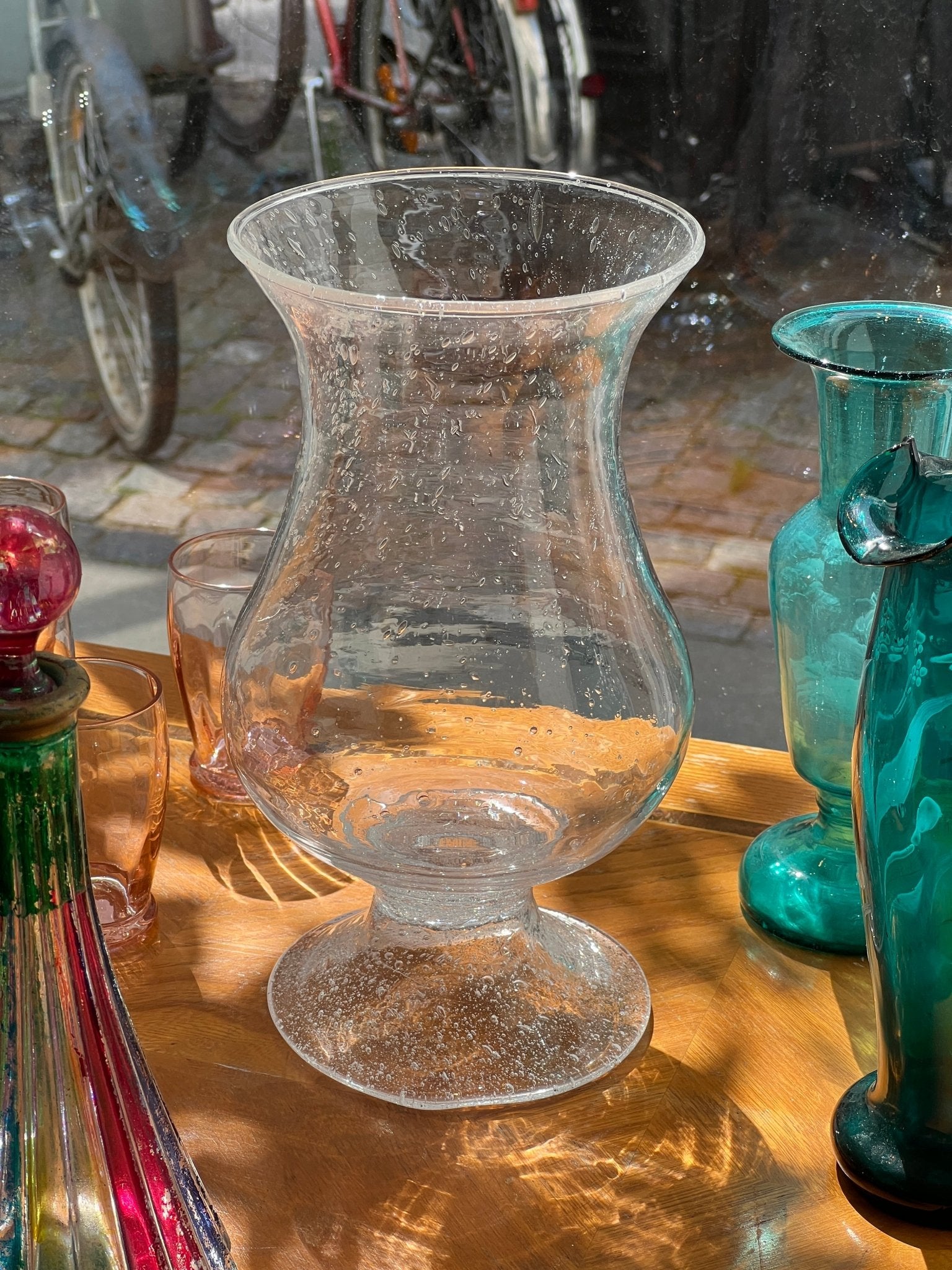 Italian pokal vase - NEROLI