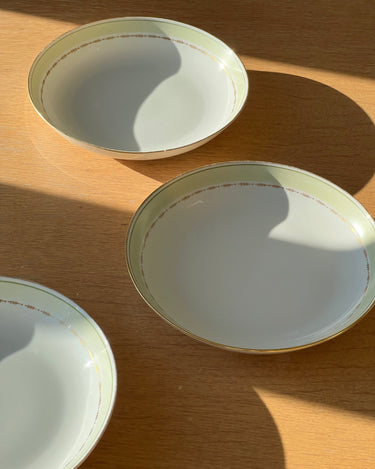 Jade green pasta plates (3 pcs) - NEROLI