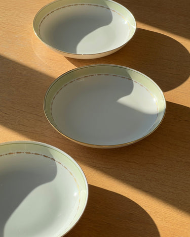 Jade green pasta plates (3 pcs) - NEROLI