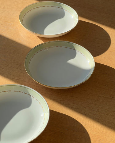 Jade green pasta plates (3 pcs) - NEROLI