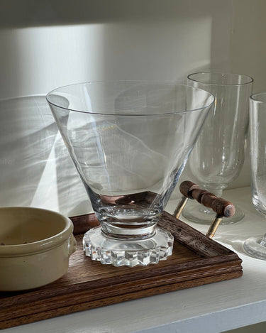 Jagged glass vase - NEROLI
