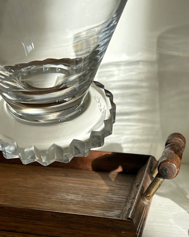 Jagged glass vase - NEROLI
