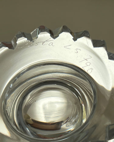 Jagged glass vase - NEROLI