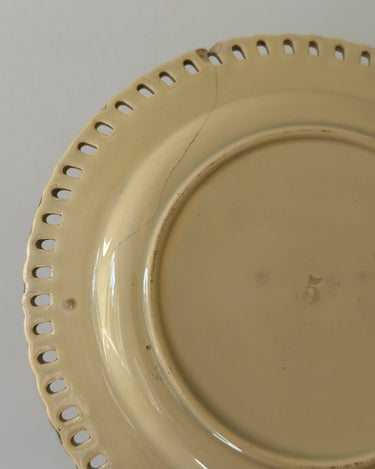 Lace edge dessert plates (5 pcs) - NEROLI