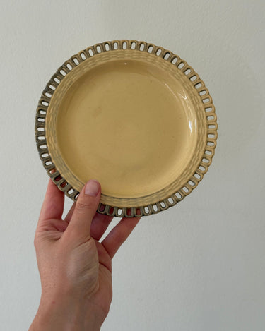 Lace edge dessert plates (5 pcs) - NEROLI