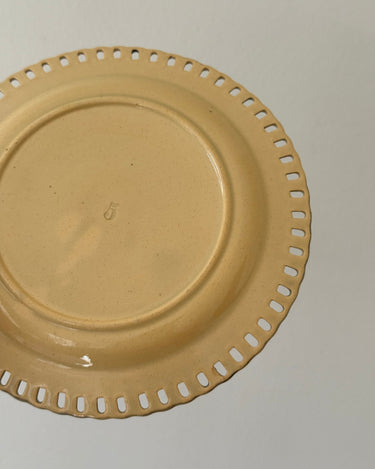 Lace edge dessert plates (5 pcs) - NEROLI
