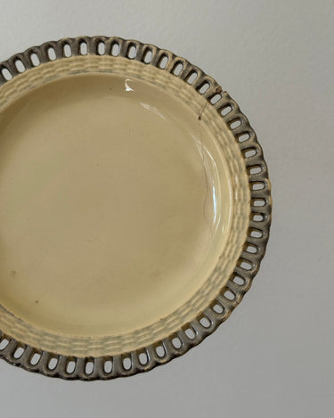 Lace edge dessert plates (5 pcs) - NEROLI