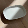 Lace edge platter - NEROLI