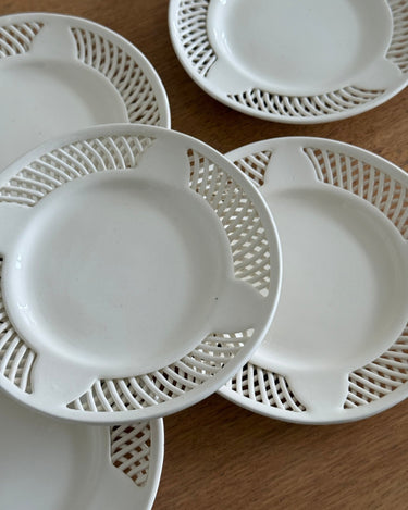 Lace edge side plates (5 pcs) - NEROLI