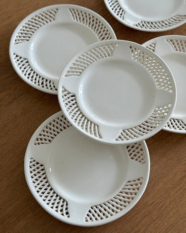 Lace edge side plates (5 pcs) - NEROLI
