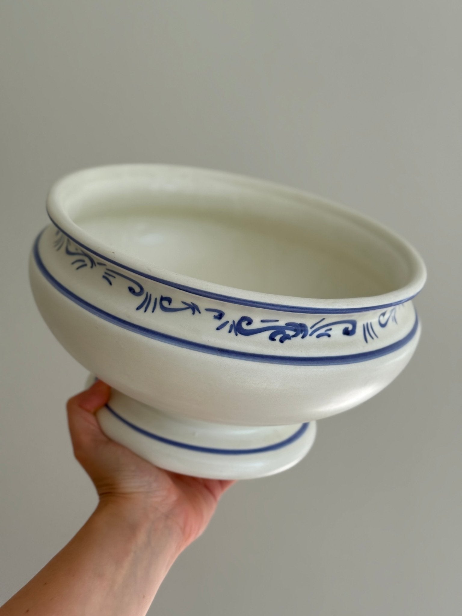 Large ceramic bowl - NEROLI