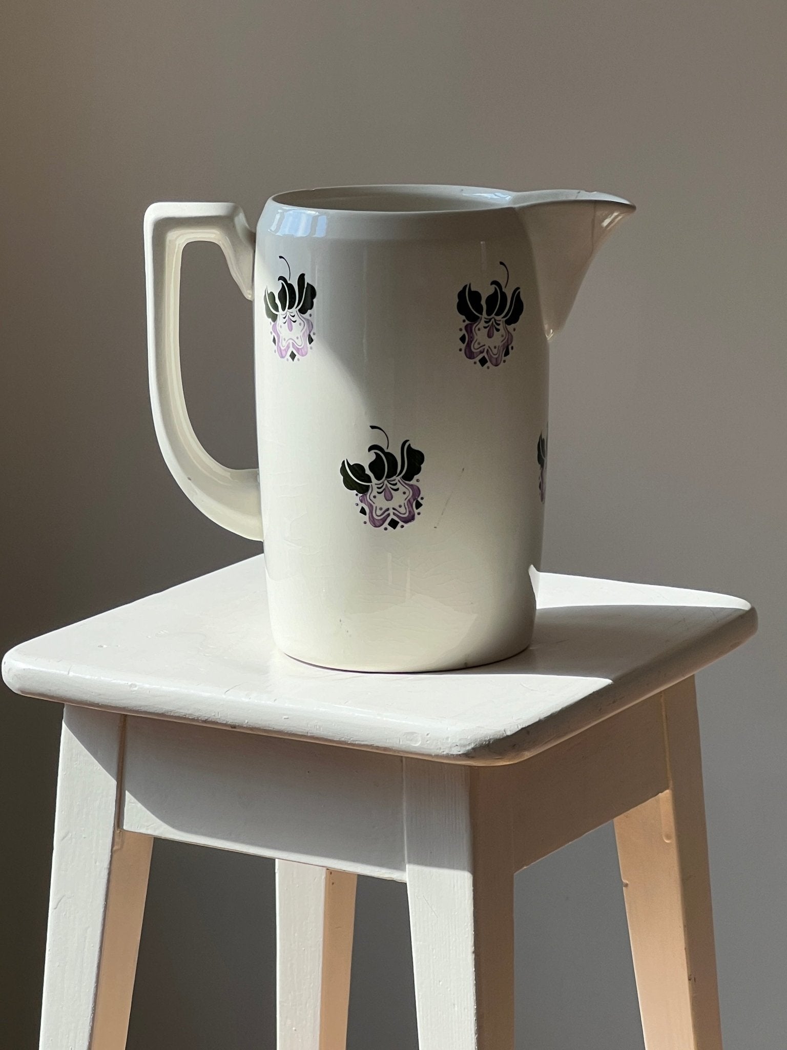 Large ceramic pitcher - NEROLI