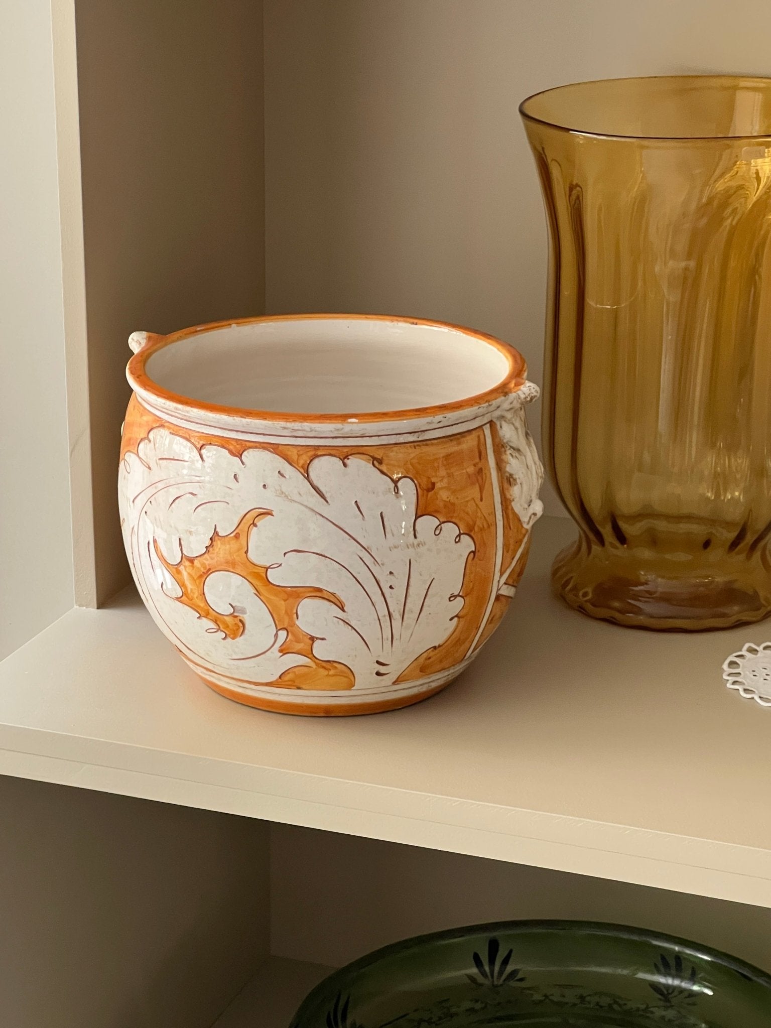 Large ceramic planter - NEROLI