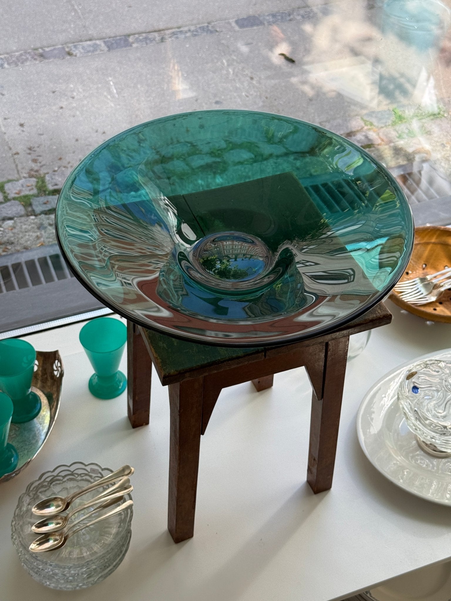 Large glass bowl - NEROLI