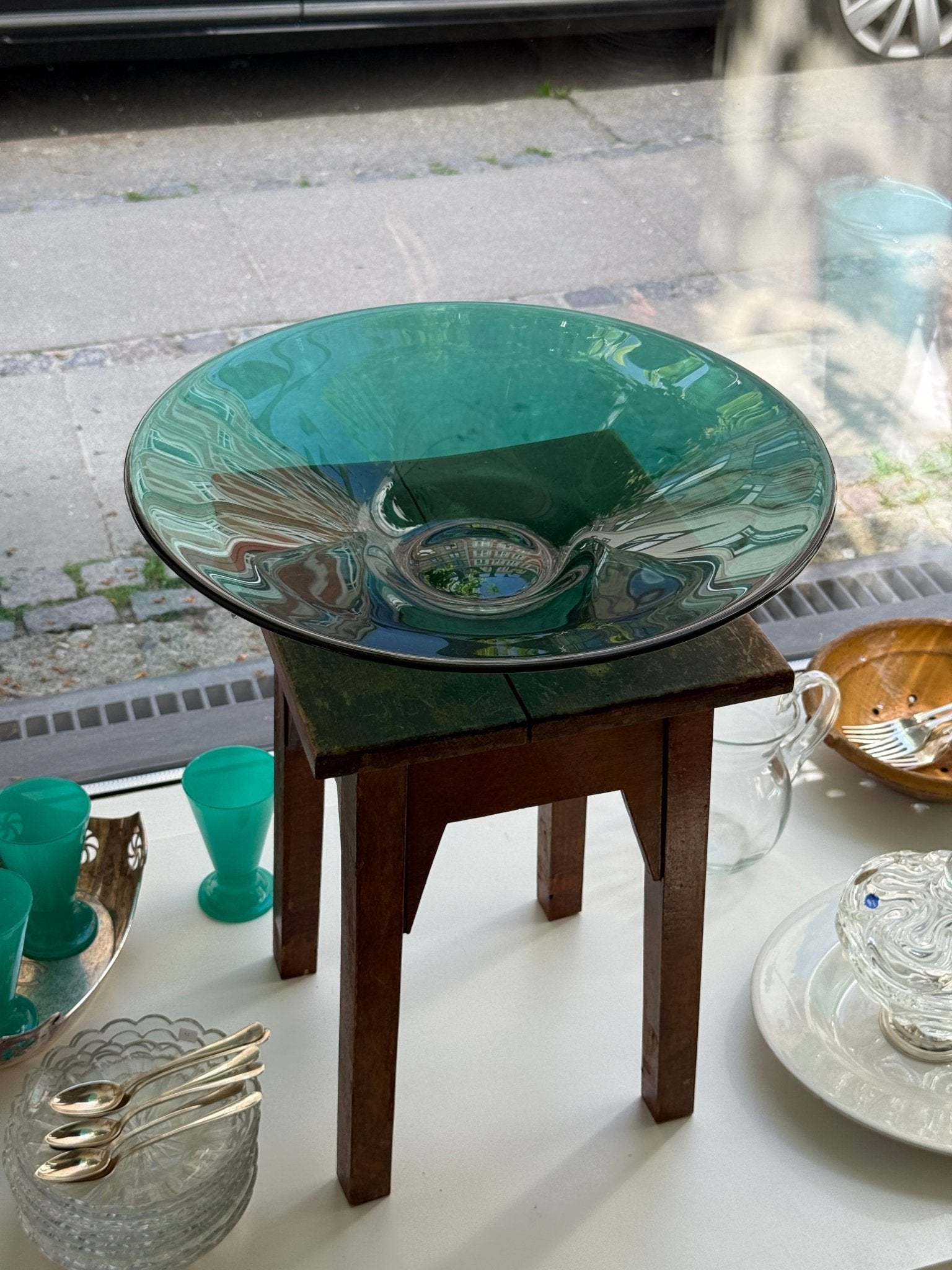 Large glass bowl - NEROLI