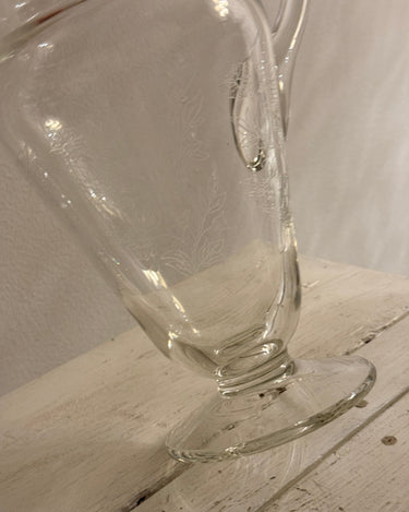 Large glass pitcher - NEROLI