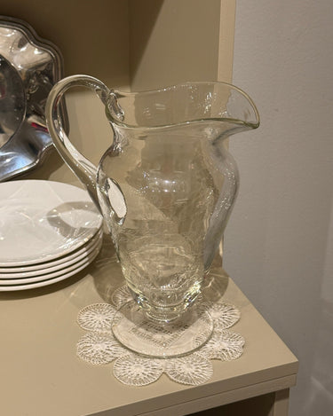 Large glass pitcher - NEROLI