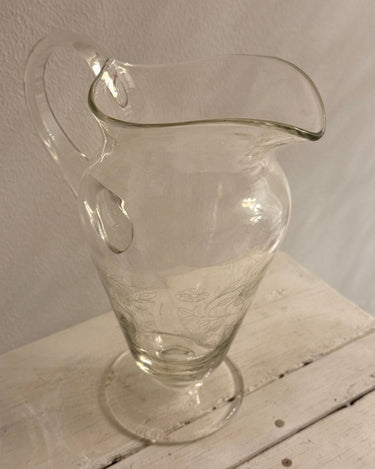 Large glass pitcher - NEROLI