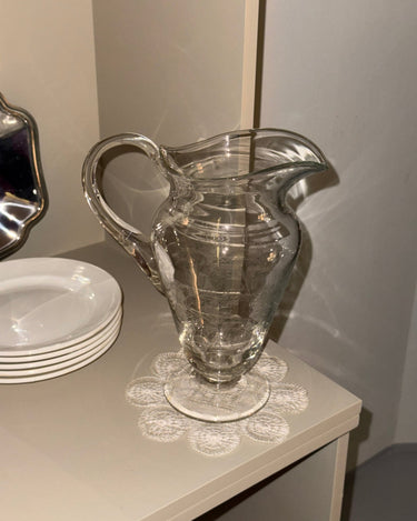 Large glass pitcher - NEROLI