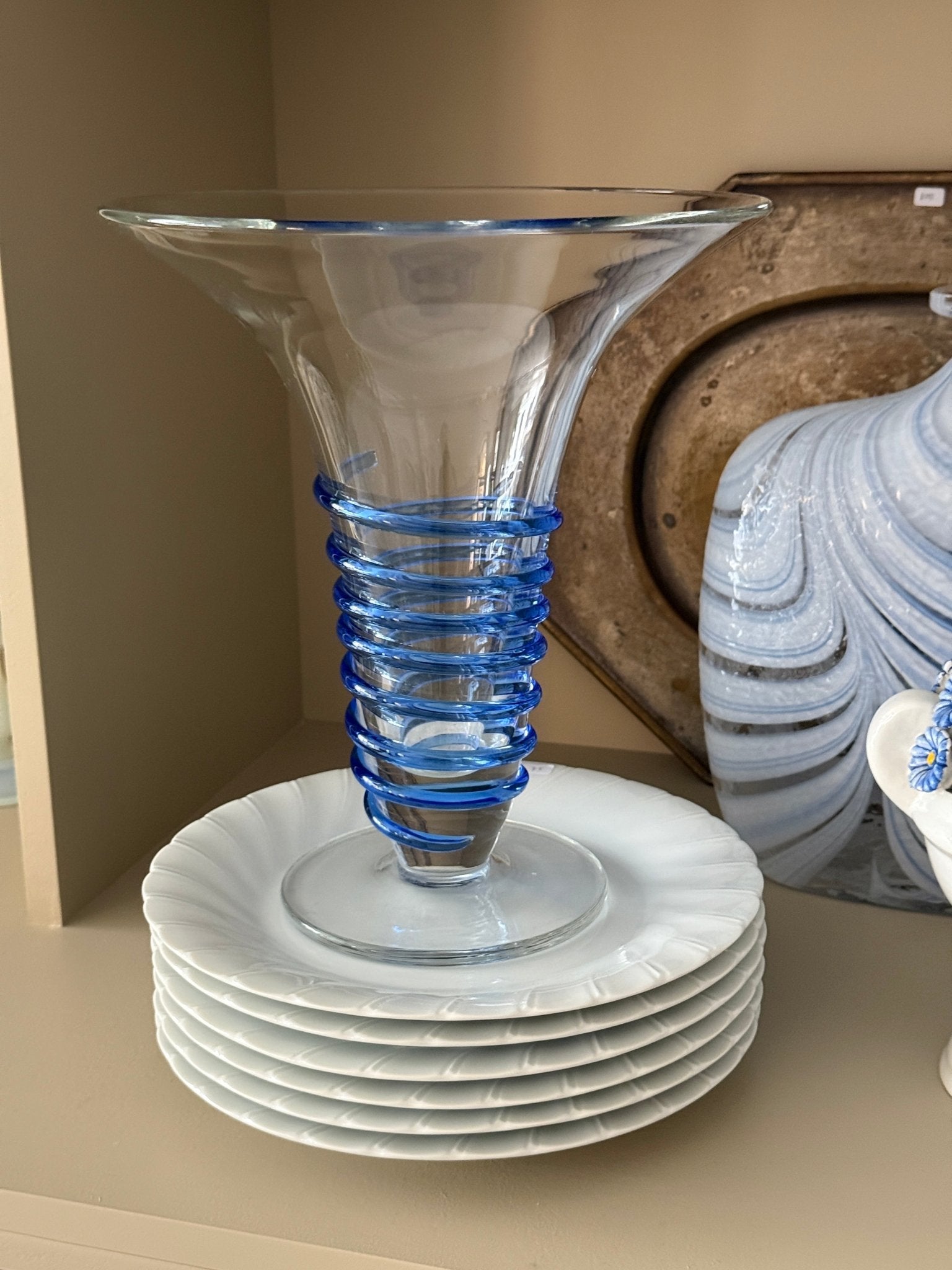 Large glass vase - NEROLI