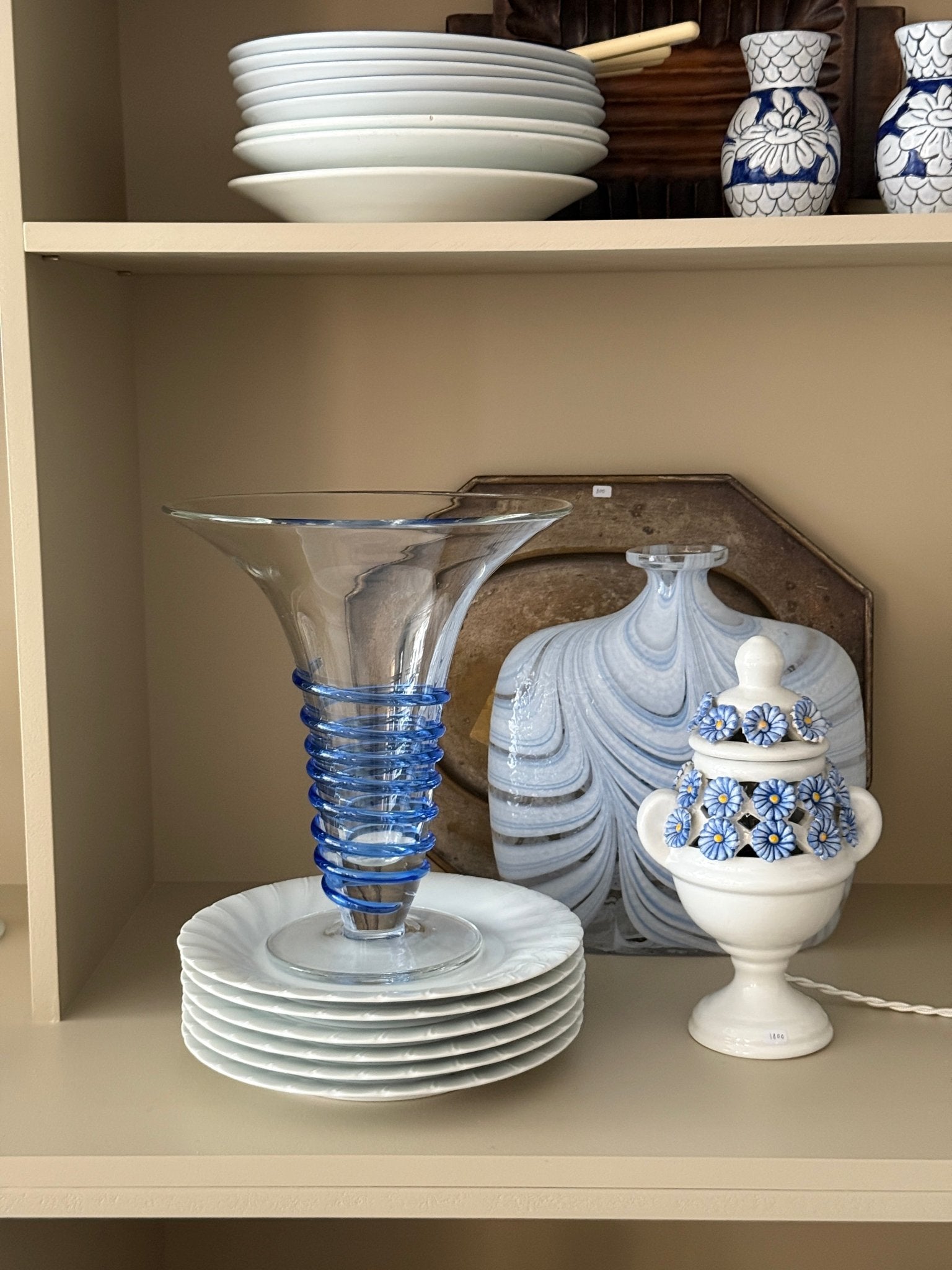 Large glass vase - NEROLI