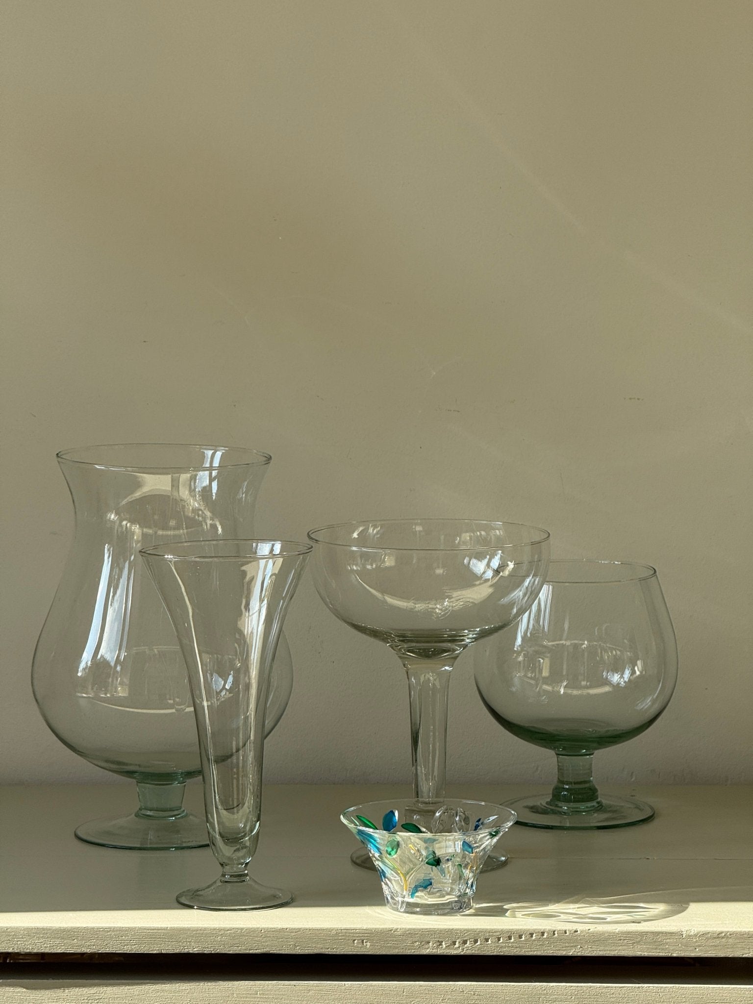 Large glass vase - NEROLI