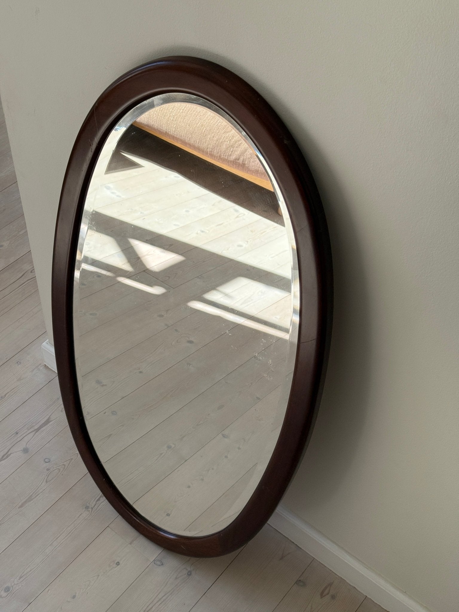 Large oval mirror - NEROLI